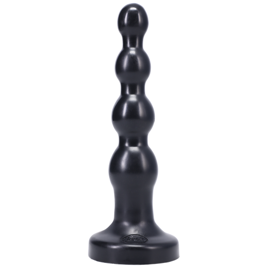 Tantus Silicone Large Ripple Butt Plug Black