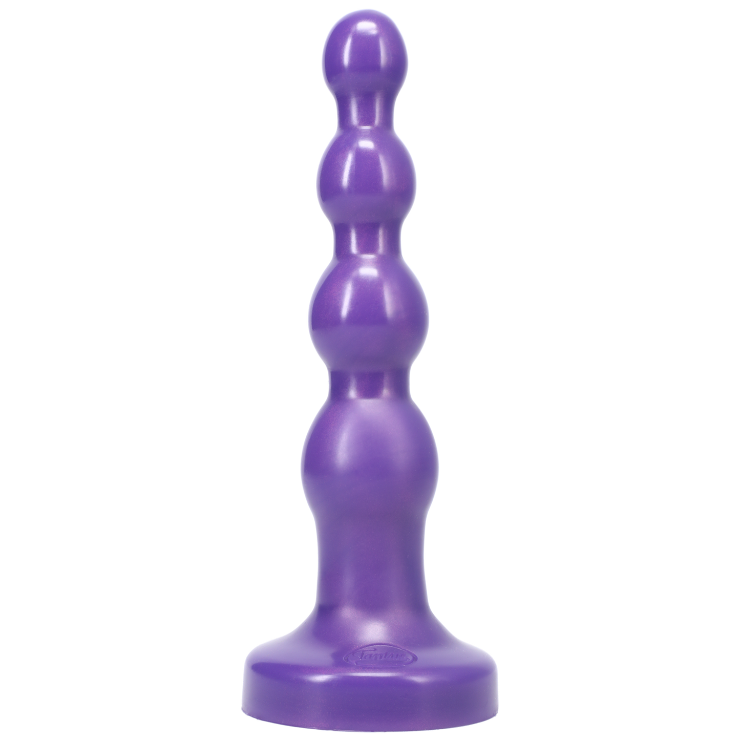 Tantus Silicone Large Ripple Butt Plug Midnight Purple