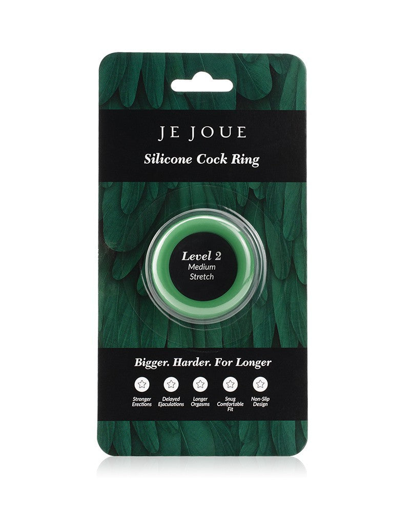 Green Silicone C-Ring - Medium Stretch