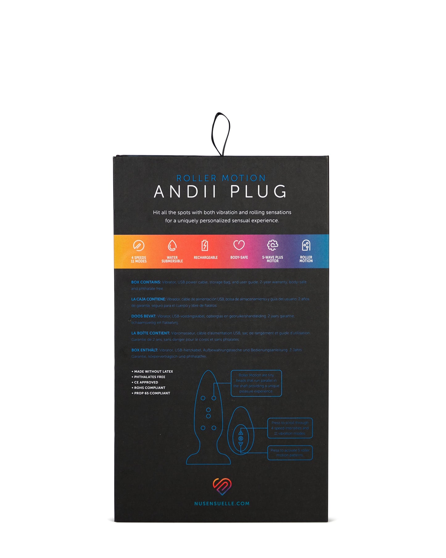 ANDII PLUG - NAVY BLUE