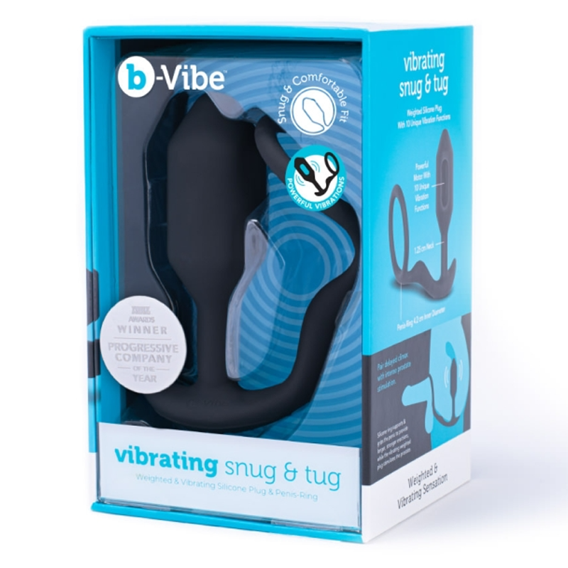 VIBRATING SNUG & TUG | M | BLACK