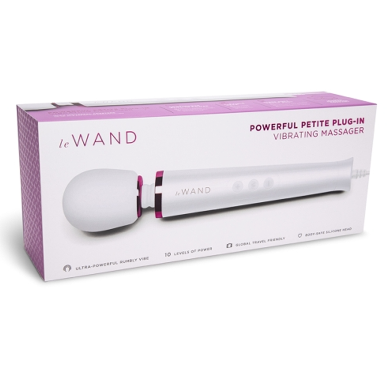 Powerful Petite Plug-In Massager - White