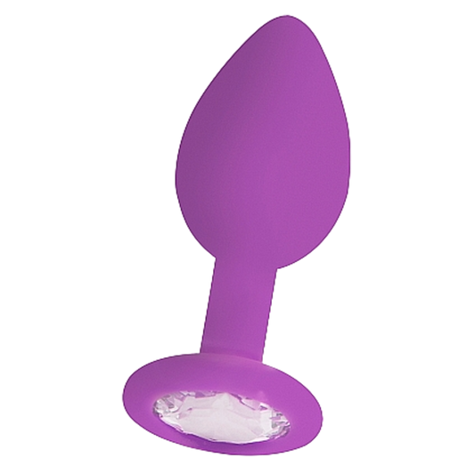 Diamond Butt Plug Regular Purple