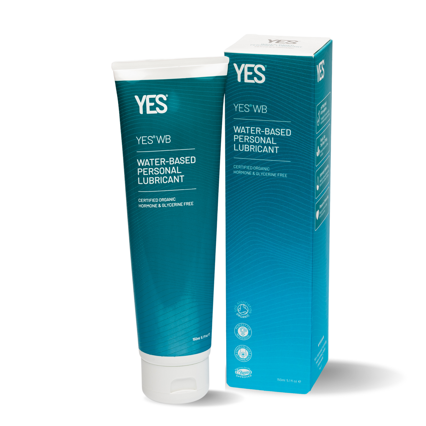 YES WB Water Based Organic Lubricant 150ml